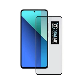 OBAL:ME 5D üveg kijelzővédő a Xiaomi Redmi Note 13 4G/5G készülékhez fekete