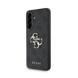 Guess PU 4G Metal Logo tok Samsung Galaxy A36 készülékhez szürke