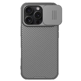 Nillkin CamShield PRO kemény tok Apple iPhone 16 Pro készülékhez titán szürke