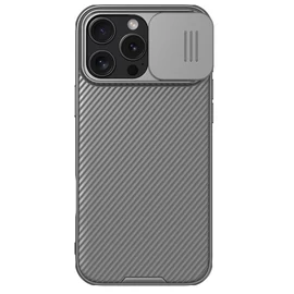 Nillkin CamShield PRO kemény tok Apple iPhone 16 Pro Max készülékhez titán szürke