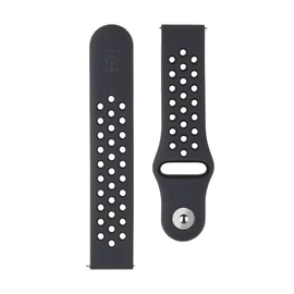 Tactical 856 dupla szilikon szíj 20mm fekete
