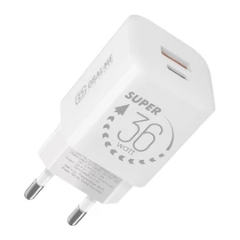 OBAL:ME GaN fali töltő USB-A + USB-C 36W fehér