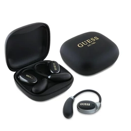 Guess Satin Classic Logo OWS vezeték nélküli fülhallgató fekete