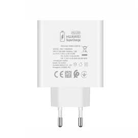HW-110600E00 Huawei Super Charge USB-A utazótöltő 66W fehér - csomagolás nélküli gyári