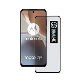 OBAL:ME 5D üveg kijelzővédő a Motorola G32 készülékhez fekete