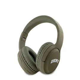 DKNY PU Leather Arch Logo vezeték nélküli fejhallgató zöld