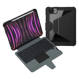 Nillkin Bumper Link billentyűzetes tok (Backlit Version) iPad 10.9 2022/11 2025 készülékhez fekete