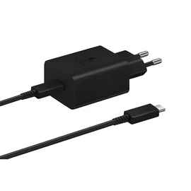 EP-T4510XBE Samsung 45W utazótöltő + USB-C adatkábel fekete
