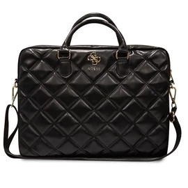 Guess PU Quilted 4G Metal Logo laptop táska 15/16 fekete