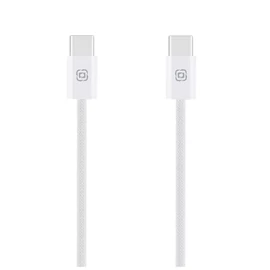 OBAL:ME Super Fast USB-C/USB-C Fonott kábel 60W 1m fehér
