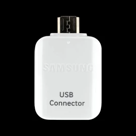EE-UG930 Samsung microUSB OTG adapter fehér - csomagolás nélküli gyári