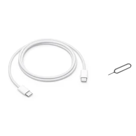 MW493ZM/A iPhone USB-C/USB-C 60W adatkábel 1m + SIM Tool készülékhez fehér - csomagolás nélküli gyártói