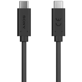 UCB-24 Sony USB-C/USB-C Adatkábel 1m fekete - csomagolás nélküli gyári