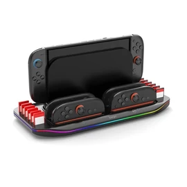 iPega SW2210 Multifunkcionális töltőállvány Nintendo Switch 2 készülékhez fekete
