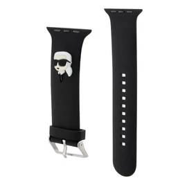 Karl Lagerfeld Karl Head NFT óraszíj Apple Watch készülékhez 42/44/45/46/49 fekete
