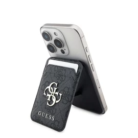 Guess 4G Metal Logo MagSafe Cardslot állvány fekete