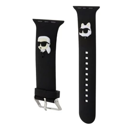 Karl Lagerfeld Karl and Choupette Head NFT szíj Apple Watch 38/40/41 készülékhez fekete (sérült csomagolás)