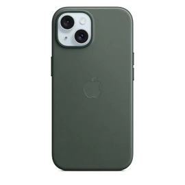 MT3J3ZM/A Apple FineWoven tok MagSafe-val az iPhone 15 készülékhez örökzöld