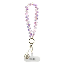 Guess Univerzális Csuklópánt Crystals 4G Charm rózsaszín