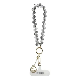 Guess Univerzális csuklópánt Crystals 4G Charm fekete