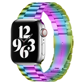 Xprotector XPRO™ Apple Watch rozsdamentes vastag acél szíj szivárvány Apple Watch 38mm / 40mm / 41mm / 42mm (S10) készülékhez