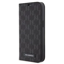 Karl Lagerfeld tok fekete KLBKP13LSAKLHPK Apple iPhone 13 Pro készülékhez