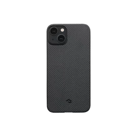 Pitaka MagEZ Case 3 Black / Grey Twill 600D Apple iPhone 14 Plus készülékhez - MagSafe rögzítéssel