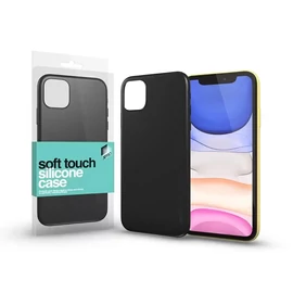 Xprotector XPRO™ Soft Touch szilikon tok fekete Apple iPhone 14 készülékhez