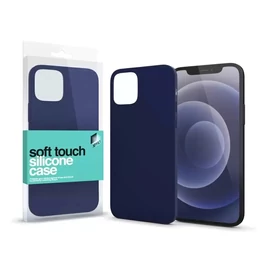 Xprotector XPRO™ Soft Touch szilikon tok sötétkék Apple iPhone 14 Pro készülékhez