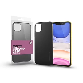 Xprotector XPRO™ Szilikon matte tok ultravékony fekete Apple iPhone 11 készülékhez