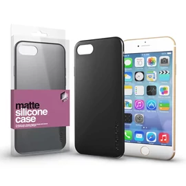 Xprotector XPRO™ Szilikon matte tok ultravékony fekete Apple iPhone 6 / 6S készülékhez