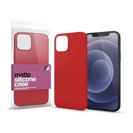 Xprotector XPRO™ Szilikon matte tok ultravékony korall piros Apple iPhone 13 készülékhez