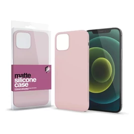Xprotector XPRO™ Szilikon matte tok ultravékony Púder pink Apple iPhone 12 Pro Max készülékhez