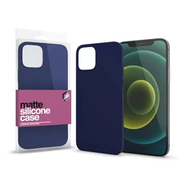 Xprotector XPRO™ Szilikon matte tok ultravékony sötétsötétkék Apple iPhone 13 Pro készülékhez