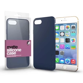 Xprotector XPRO™ Szilikon matte tok ultravékony sötétkék Apple iPhone 7 / 8 / SE 2020 / SE 2022 készülékhez
