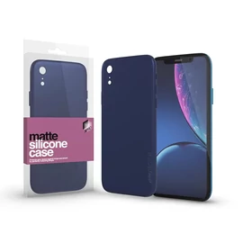 Xprotector XPRO™ Szilikon matte tok ultravékony sötétsötétkék Apple iPhone Xr készülékhez