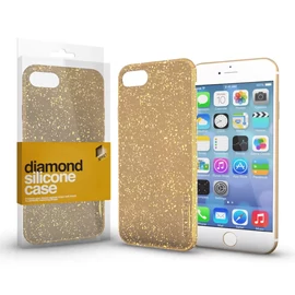 Xprotector XPRO™ Szilikon tok Diamond Arany Samsung Galaxy S21+ készülékhez