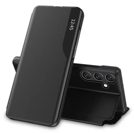 Tech-Protect fekete Smart View Book / Flip tok Samsung Galaxy A55
