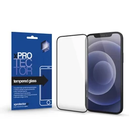 Xprotector XPRO™ Tempered Glass 0.33 Full 3D Black FG kijelzővédő üveg / üvegfólia Apple iPhone 12 / 12 Pro készülékhez