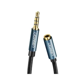 UGREEN AV118 3,5mm-es jack audio hosszabbító kábel 1,5m kék-fekete (40674)