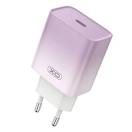 XO fali töltő CE18 PD 30W 1x USB-C lila / fehér