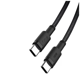 XO kábel NB-Q199 PD USB-C - USB-C 1,5m 100W Fekete