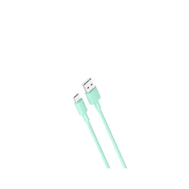 XO NB156 kábel USB-A - USB-C 1,0 m 2,4A zöld