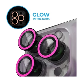 Xprotector XPRO™ Luminous Prémium Kameravédő Üveg Apple iPhone 15 / Apple iPhone 15 Plus készülékhez - Pink