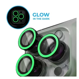 Xprotector XPRO™ Luminous Prémium Kameravédő Üveg Apple iPhone 15 / Apple iPhone 15 Plus készülékhez - Zöld