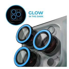 Xprotector XPRO™ Luminous Prémium Kameravédő Üveg Apple iPhone 16 / Apple iPhone 16 Plus készülékhez - Kék
