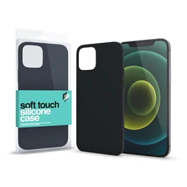 Xprotector XPRO™ Soft Touch szilikon tok Slim fekete Apple iPhone 16e készülékhez