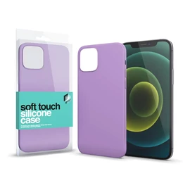 Xprotector XPRO™ Soft Touch szilikon tok Slim lila Apple iPhone 16e készülékhez