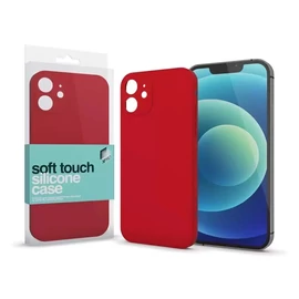 Xprotector XPRO™ Soft Touch szilikon tok Slim piros Apple iPhone 15 Pro Max készülékhez