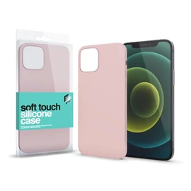Xprotector XPRO™ Soft Touch szilikon tok Slim púder pink Apple iPhone 16e készülékhez